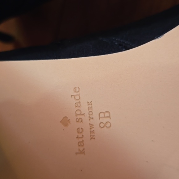 Kate Spade Elegant Black Ankle Booties Sz 8 - Picture 5 of 8